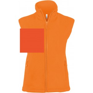 MELODIE - LADIES' MICROFLEECE GILET, Fluorescent Orange