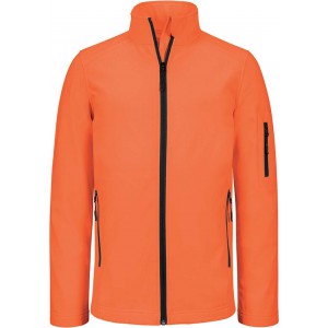LADIES' SOFTSHELL JACKET, Fluorescent Orange