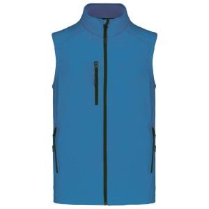 MEN'S SOFTSHELL BODYWARMER, Aqua Blue