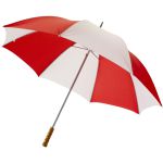 Karl 30" golf umbrella with wooden handle, Red,White (19547872)