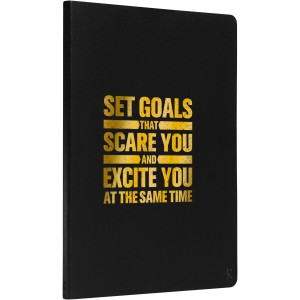 Karst(r) A5 softcover notebook, Solid black (Notebooks)