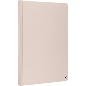 Karst(r) A5 stone paper hardcover notebook - lined, Light pink (Sticky notes)