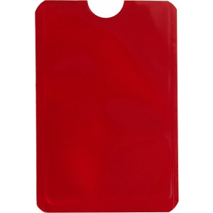 RFID card holder, red