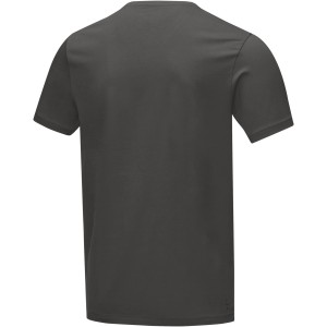 Kawartha short sleeve men's GOTS organic t-shirt, Storm grey (T-shirt, 90-100% cotton)