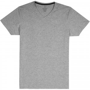 Kawartha short sleeve men's organic t-shirt, Grey melange (T-shirt, 90-100% cotton)