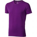 Kawartha short sleeve men's organic t-shirt, Plum (3801638)