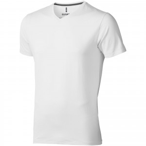 Kawartha short sleeve men's organic t-shirt, White (T-shirt, 90-100% cotton)