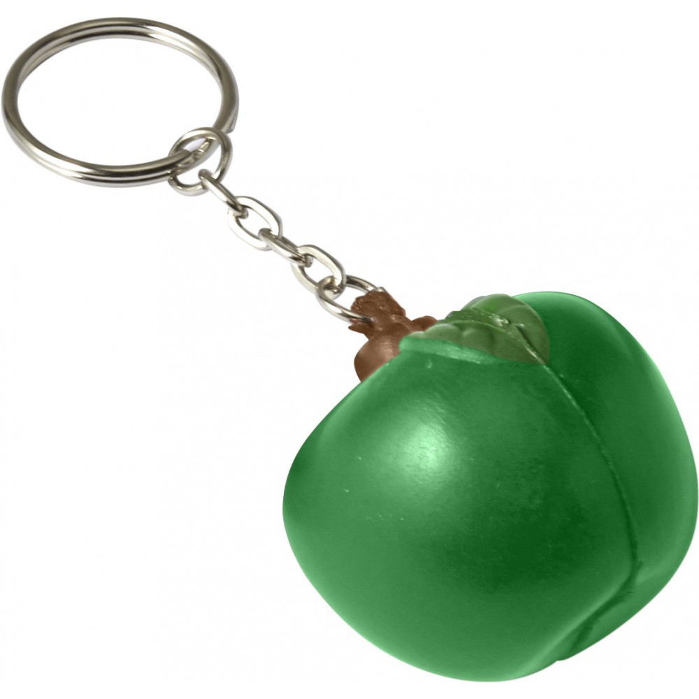 Key holder 'fruit' shaped, Green (plastic keychain) Reklámajándék.hu Ltd.