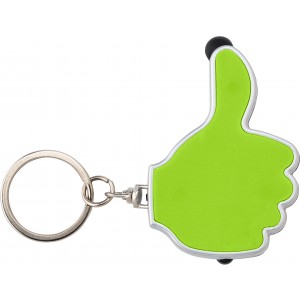ABS 2-in-1 key holder Melvin, lime (Keychains)