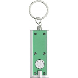ABS key holder with LED Mitchell, green (Keychains)