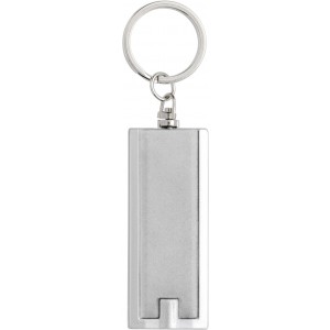 ABS key holder with LED Mitchell, silver (Keychains)
