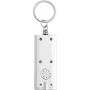 ABS key holder with LED Mitchell, white