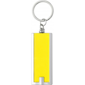 ABS key holder with LED Mitchell, yellow (Keychains)