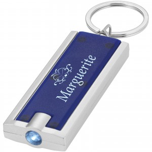 Castor LED keychain light, Blue,Silver (Keychains)
