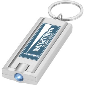 Castor LED keychain light, Silver (Keychains)