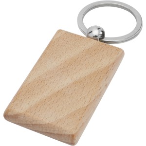 Gian beech wood rectangular keychain, Wood (Keychains)