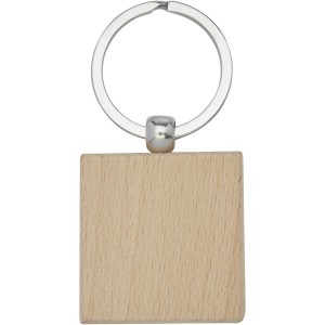 Gioia beech wood squared keychain, Wood (Keychains)