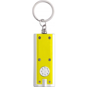 Key holder with a light, yellow (Keychains)