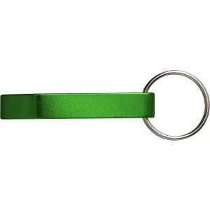 Metal 2-in-1 key holder Felix, green (Keychains)