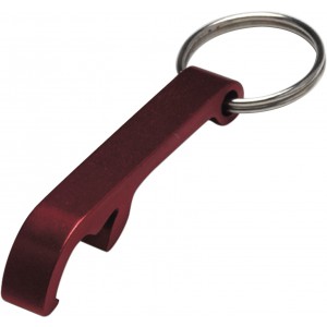 Metal 2-in-1 key holder Felix, red (Keychains)