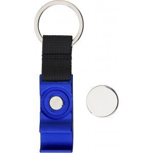 Metal key holder Lionel, blue (Keychains)