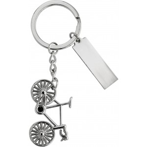 Nickel plated key holder Sullivan, silver (Keychains)