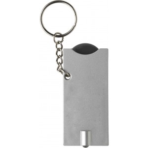 PS key holder with coin Madeleine, black (Keychains)