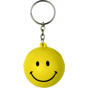 PU foam key holder Earl, yellow (Keychains)