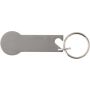 Stainless steel multifunctional key chain, silver