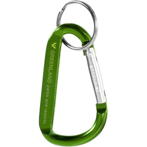 Timor carabiner keychain, Green (Keychains)