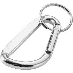 Timor carabiner keychain, Silver (Keychains)