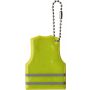 Vest shaped key holder, yellow