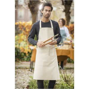 Khana 280 g/m2 cotton apron, Solid black (Apron)