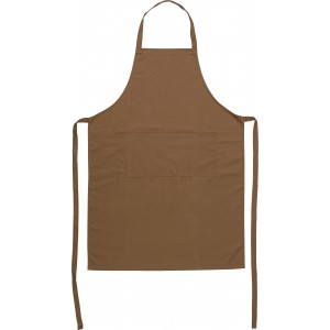 Cotton and polyester (240 gr/m2) apron Luke, brown (Apron)