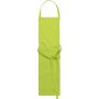 Cotton and polyester (240 gr/m2) apron Luke, lime