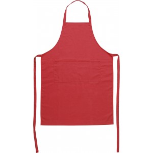 Cotton and polyester (240 gr/m2) apron Luke, red (Apron)