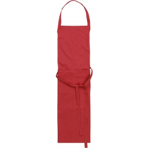 Cotton and polyester (240 gr/m2) apron Luke, red (Apron)