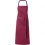 Viera apron with 2 pockets, Burgundy
