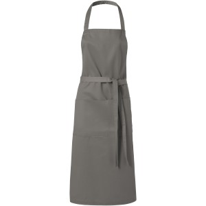 Viera apron with 2 pockets, Light grey (Apron)
