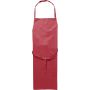 Cotton (180 gr/m2) apron Misty, red