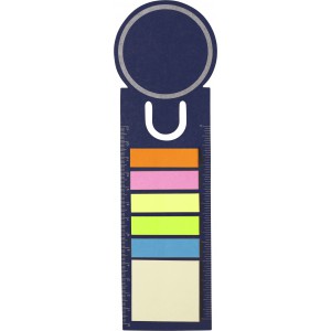 Cardboard bookmark Clay, blue