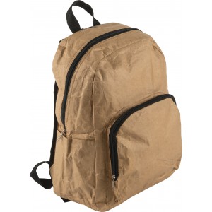 Laminated paper (80 gr/m2) cooler backpack Maddie, brown (Backpacks)