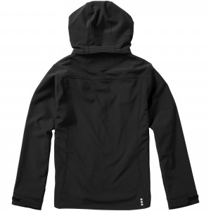 Langley softshell jacket, solid black (Jackets)