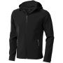 Langley softshell jacket, solid black