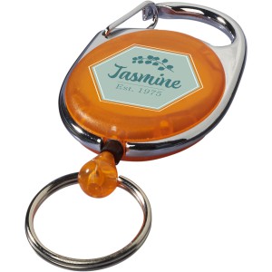 Gerlos roller clip keychain, Orange (Lanyard, armband, badge holder)