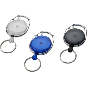 Gerlos roller clip keychain, White (Lanyard, armband, badge holder)