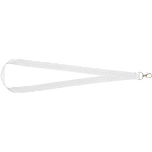Impey lanyard with convenient hook, White (Lanyard, armband, badge holder)