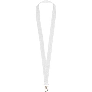 Impey lanyard with convenient hook, White (Lanyard, armband, badge holder)