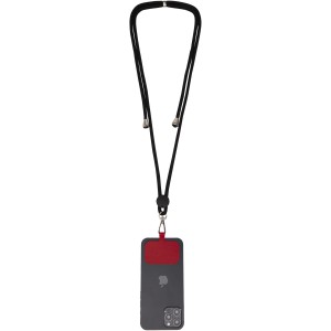 Kubi phone lanyard, Red (Lanyard, armband, badge holder)