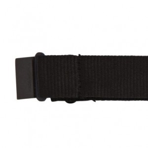 Polyester (300D) lanyard and key holder Bobbi, black (Lanyard, armband, badge holder)